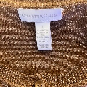 Holiday gold sparkly sweater